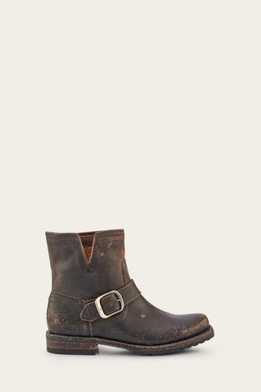 Frye Veronica Bootie - Antiqued-black - Click Image to Close