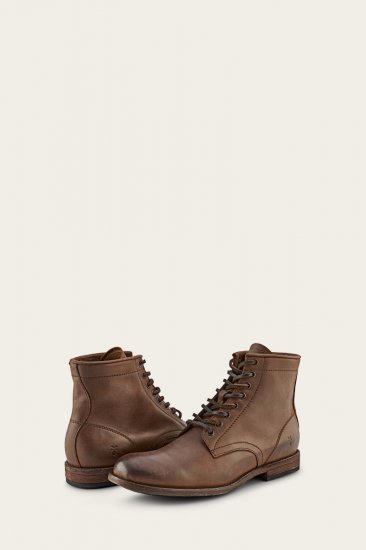 Frye Tyler Lace Up - Tan - Click Image to Close