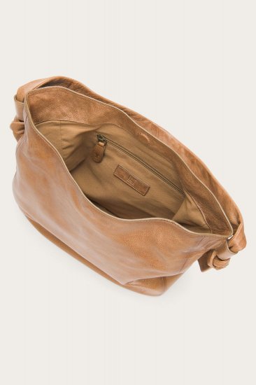 Frye Nora Knotted Hobo - Beige - Click Image to Close