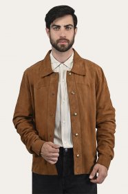 Frye Authentic Soft Goat Suede Leather Shacket - Authentic Soft Goat Suede Leather Shacket