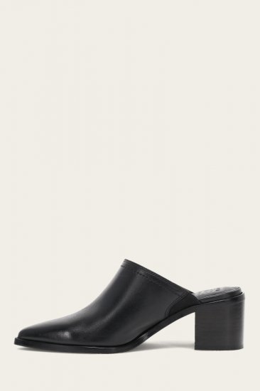 Frye Sadie Mule - Black - Click Image to Close