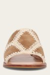Frye Ava Crochet Slide - Almond