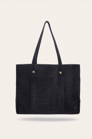 Frye Melissa Sueded Croco Shopper - Melissa Sueded Croco Shopper