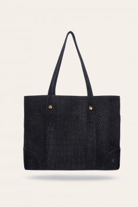 Frye Melissa Sueded Croco Shopper - Melissa Sueded Croco Shopper