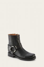 Frye Veronica Harness Short - Distressed-black