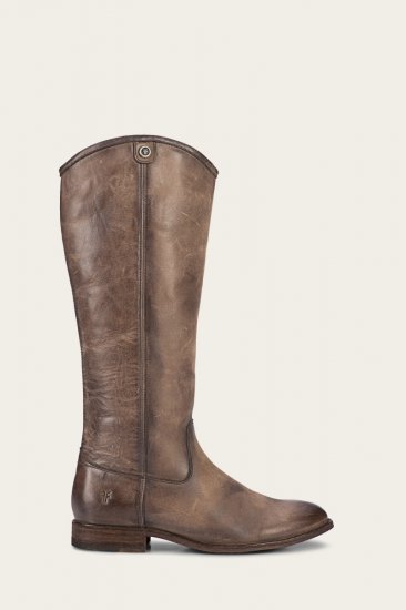 Frye Melissa Button 2 - Grey - Click Image to Close