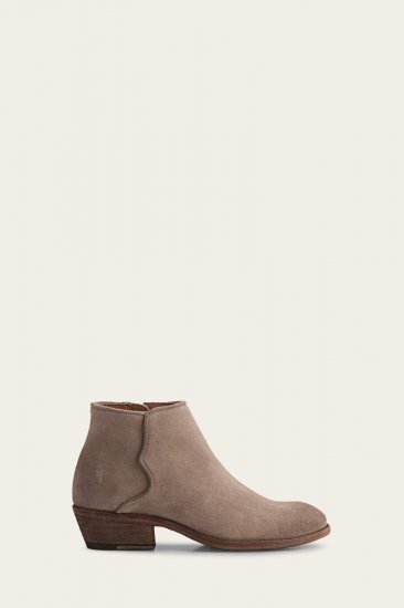 Frye Carson Piping Bootie - Medium-grey - Click Image to Close