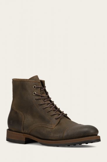 Frye Dylan Lace Up - Walnut - Click Image to Close