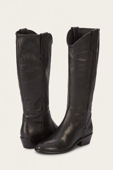 Frye Carson Pull On Wide Calf - Black - Click Image to Close