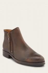 Frye Madison Moto Shootie - Dark-brown
