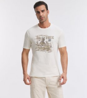 Frye Classic-Fit Crewneck Graphic Tee - Classic-Fit Crewneck Graphic Tee