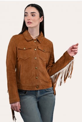 Frye Oxblood Fringed Jacket - Frye Oxblood Fringed Jacket