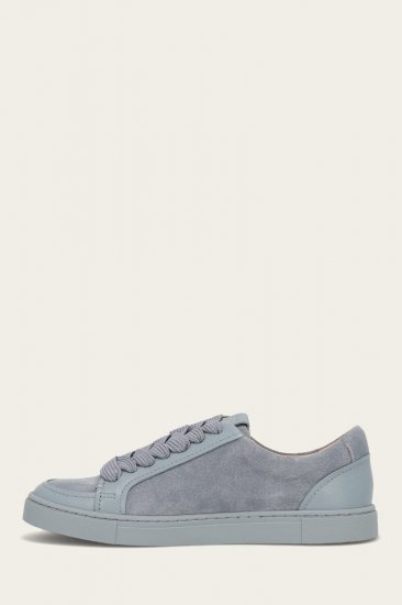 Frye Ivy Court Low Lace Sneaker - Steel-blue - Click Image to Close