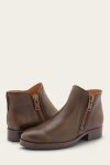 Frye Madison Moto Shootie - Dark-brown