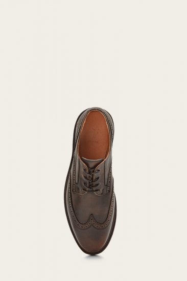 Frye Paul Wingtip - Antique-black - Click Image to Close