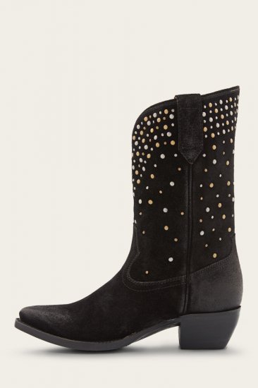Frye Sacha Mid Stud - Black - Click Image to Close