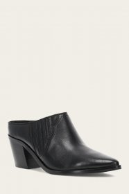 Frye Sara Western Mule - Black