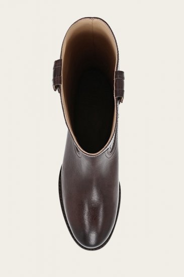 Frye Blair Western Tall Wide Calf - Chocolate - Click Image to Close