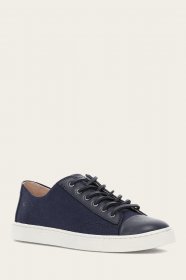 Frye Ivy Canvas Low Lace - Navy