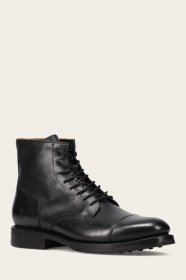 Frye Dylan Lace Up - Black-scotchgrain  Frye Dylan Lace Up - Black-scotchgrain