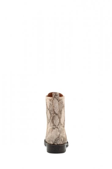Frye Veronica Combat - Natural-snake - Click Image to Close