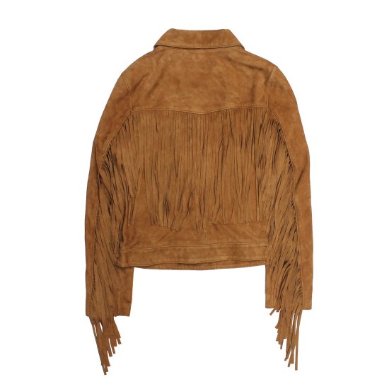 Frye Oxblood Fringed Jacket - Frye Oxblood Fringed Jacket - Click Image to Close