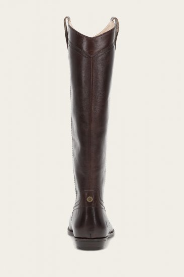 Frye Blair Western Tall Wide Calf - Chocolate - Click Image to Close