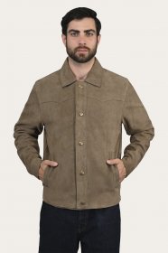 Frye Authentic Soft Goat Suede Leather Shacket - Authentic Soft Goat Suede Leather Shacket