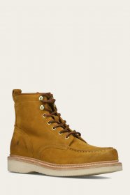 Frye Hudson Workboot Wedge - Golden-rod