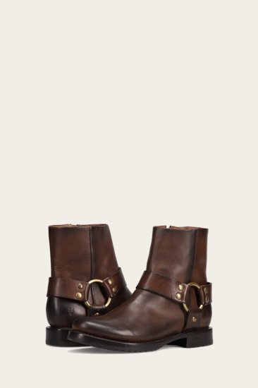 Frye Veronica Harness Short - Chocolate - Click Image to Close