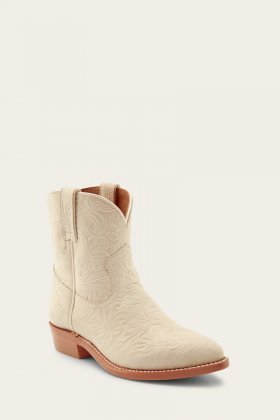 Frye Billy Short - Ivory-embossed-floral