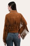 Frye Oxblood Fringed Jacket - Frye Oxblood Fringed Jacket