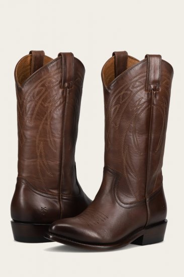 Frye Billy Pull On Deco Stitch - Bourbon - Click Image to Close