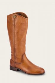 Frye Melissa Button 2 Wide Calf - Whiskey