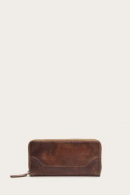 Frye Melissa Zip Around Wallet - Cognac Frye Melissa Zip Around Wallet - Cognac