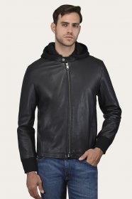 Frye Modern Racer Jacket With Hood - Modern Racer Jacket With Hood