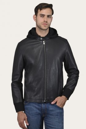 Frye Modern Racer Jacket With Hood - Modern Racer Jacket With Hood