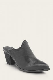 Frye Reed Mule - Black