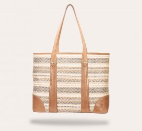 Frye Melissa Straw Shopper - Melissa Straw Shopper
