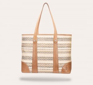 Frye Melissa Straw Shopper - Melissa Straw Shopper