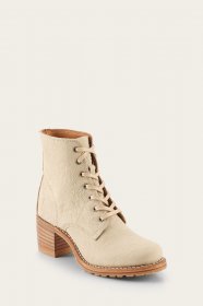 Frye Sabrina 6G Lace Up - Ivory