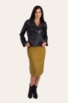 Frye Black Biker Jacket - Frye Black Biker Jacket
