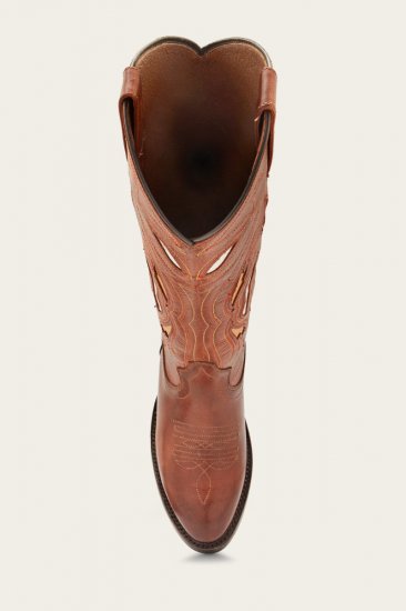 Frye Shelby Deco Stitch - Caramel - Click Image to Close