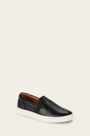 Frye Ivy Slip On - Black - Click Image to Close