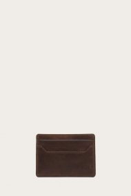 Frye Logan Money Clip Card Case - Dark Brown Frye Logan Money Clip Card Case - Dark Brown