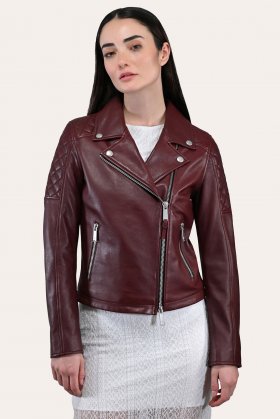 Frye Oxblood Biker Jacket - Frye Oxblood Biker Jacket