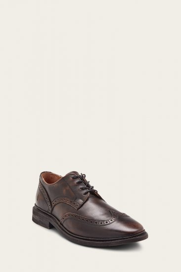 Frye Paul Wingtip - Antique-black - Click Image to Close