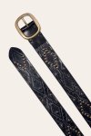 Frye 38mm Belt With Southwestern Embossing, Perf & Studs - 38mm Belt With Southwestern Embossing, Perf & Studs
