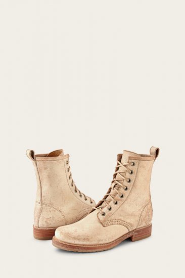 Frye Veronica Combat - Natural - Click Image to Close