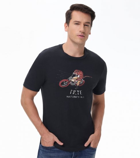 Frye Classic-Fit Crewneck Graphic Tee - Classic-Fit Crewneck Graphic Tee - Click Image to Close